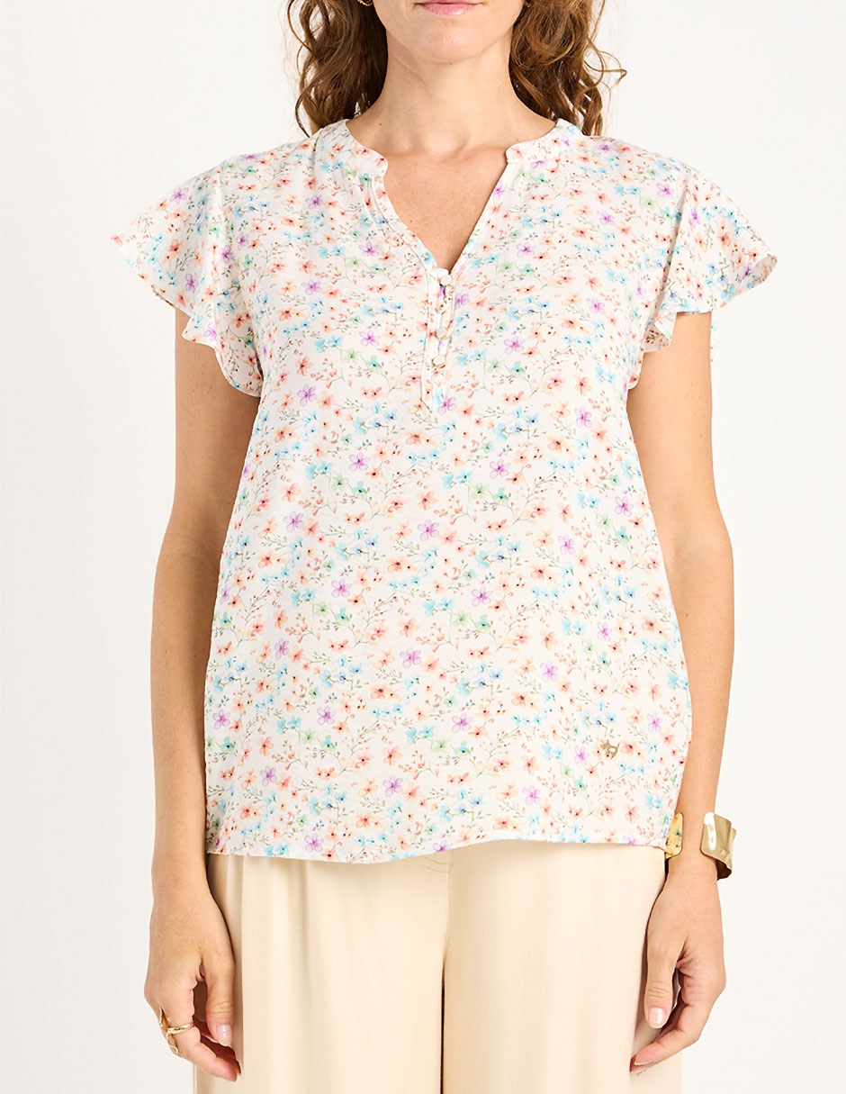 Blusa Ferrioni manga corta para mujer
