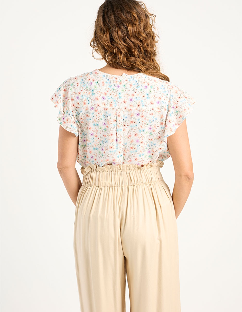 Blusa Ferrioni manga corta para mujer