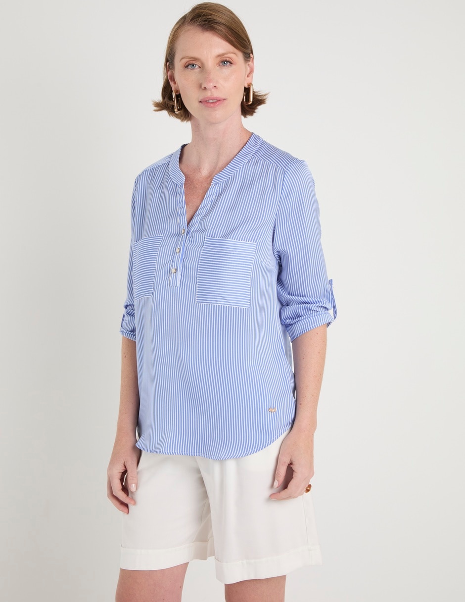 Blusa Ferrioni manga 3/4 para mujer