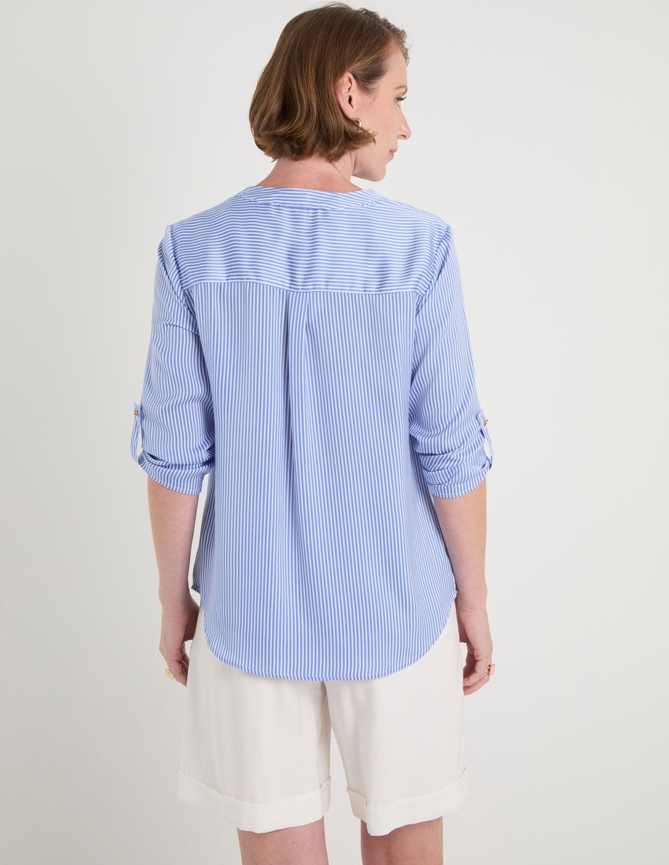 Blusa Ferrioni manga 3/4 para mujer