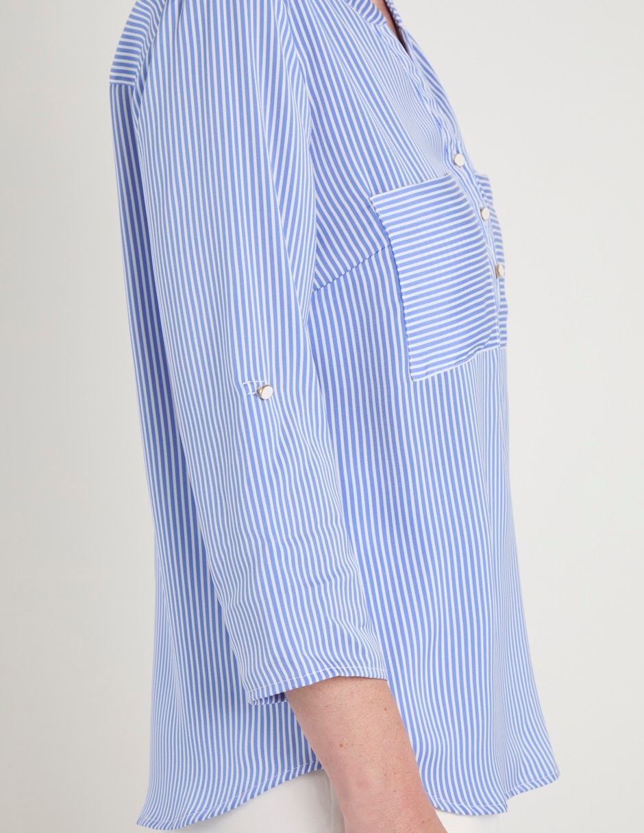 Blusa Ferrioni manga 3/4 para mujer
