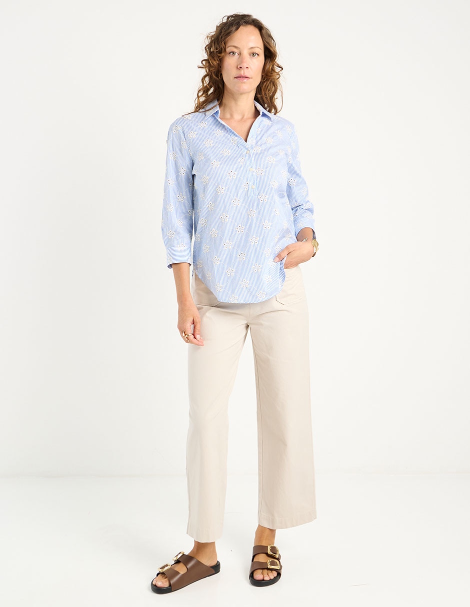 Blusa Ferrioni manga 3/4 para mujer