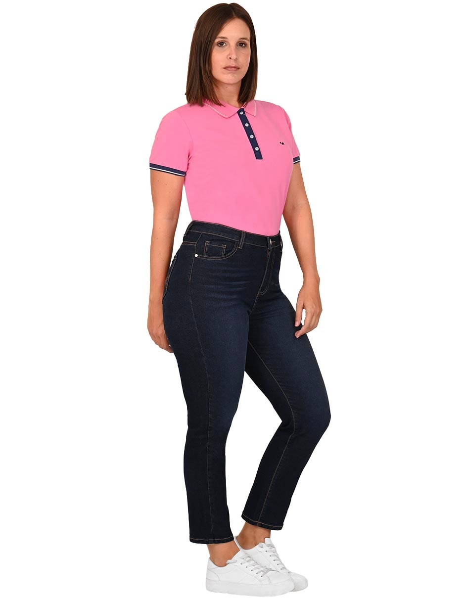 Jeans straight m28677 para mujer 4