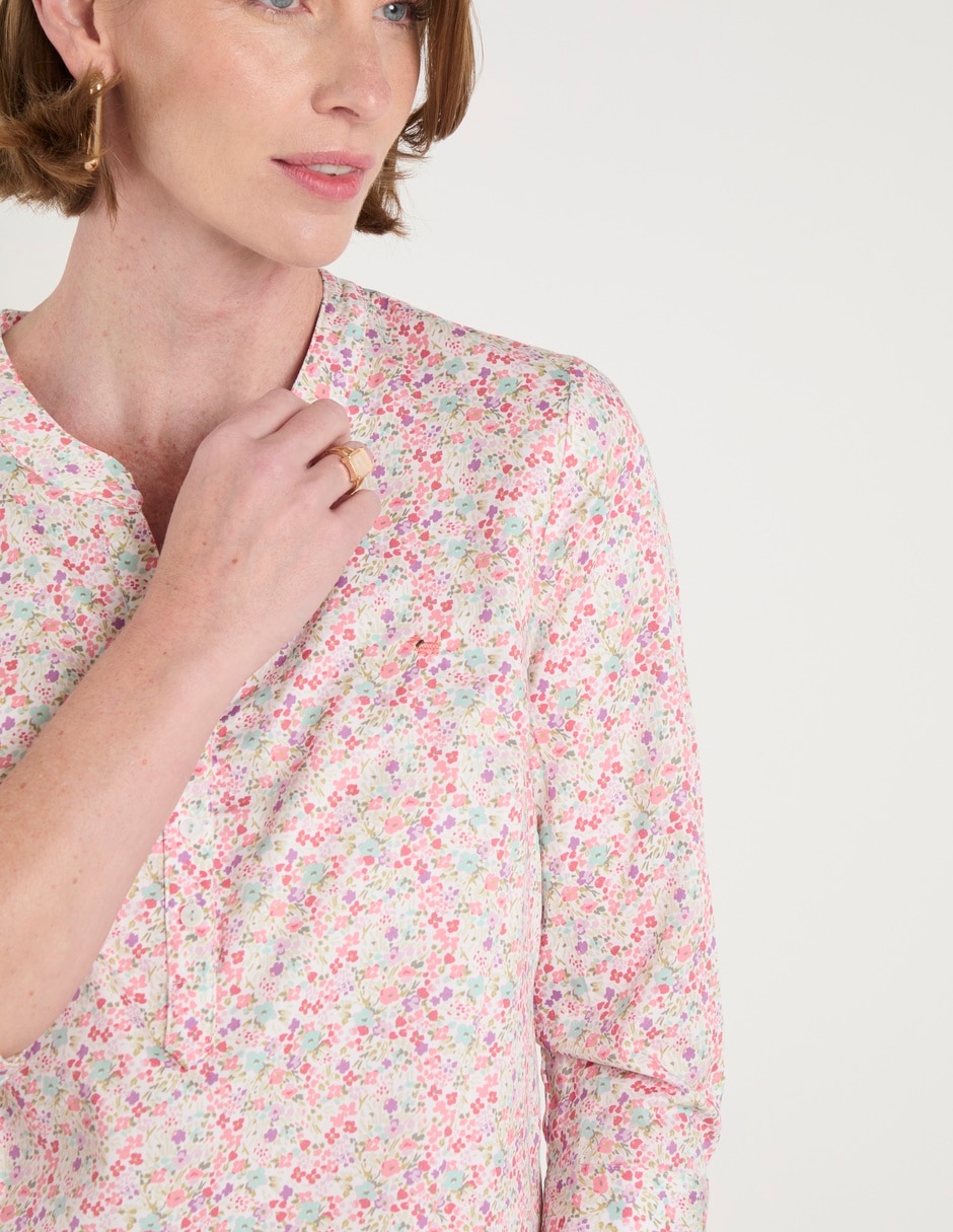 Blusa Ferrioni manga 3/4 para mujer