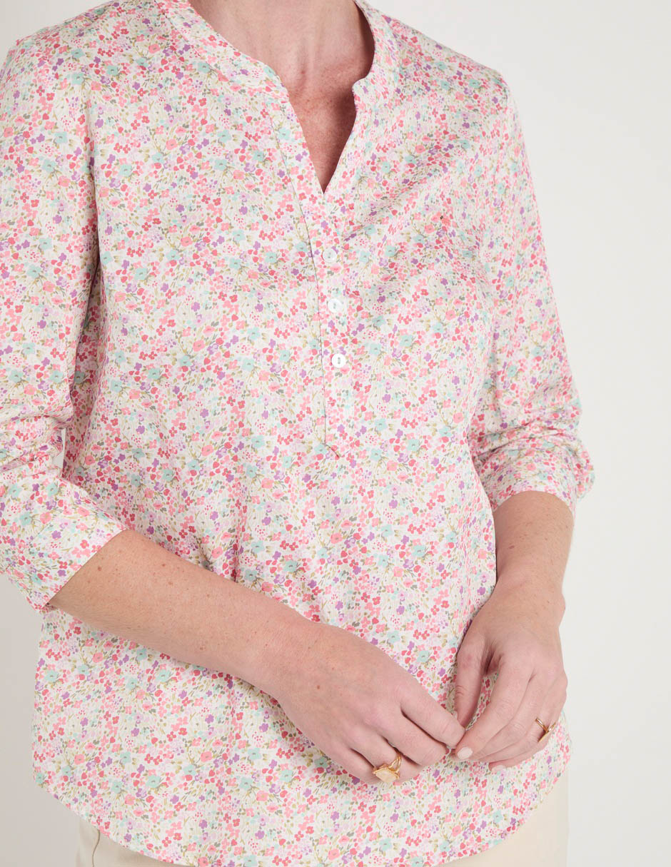 Blusa Ferrioni manga 3/4 para mujer