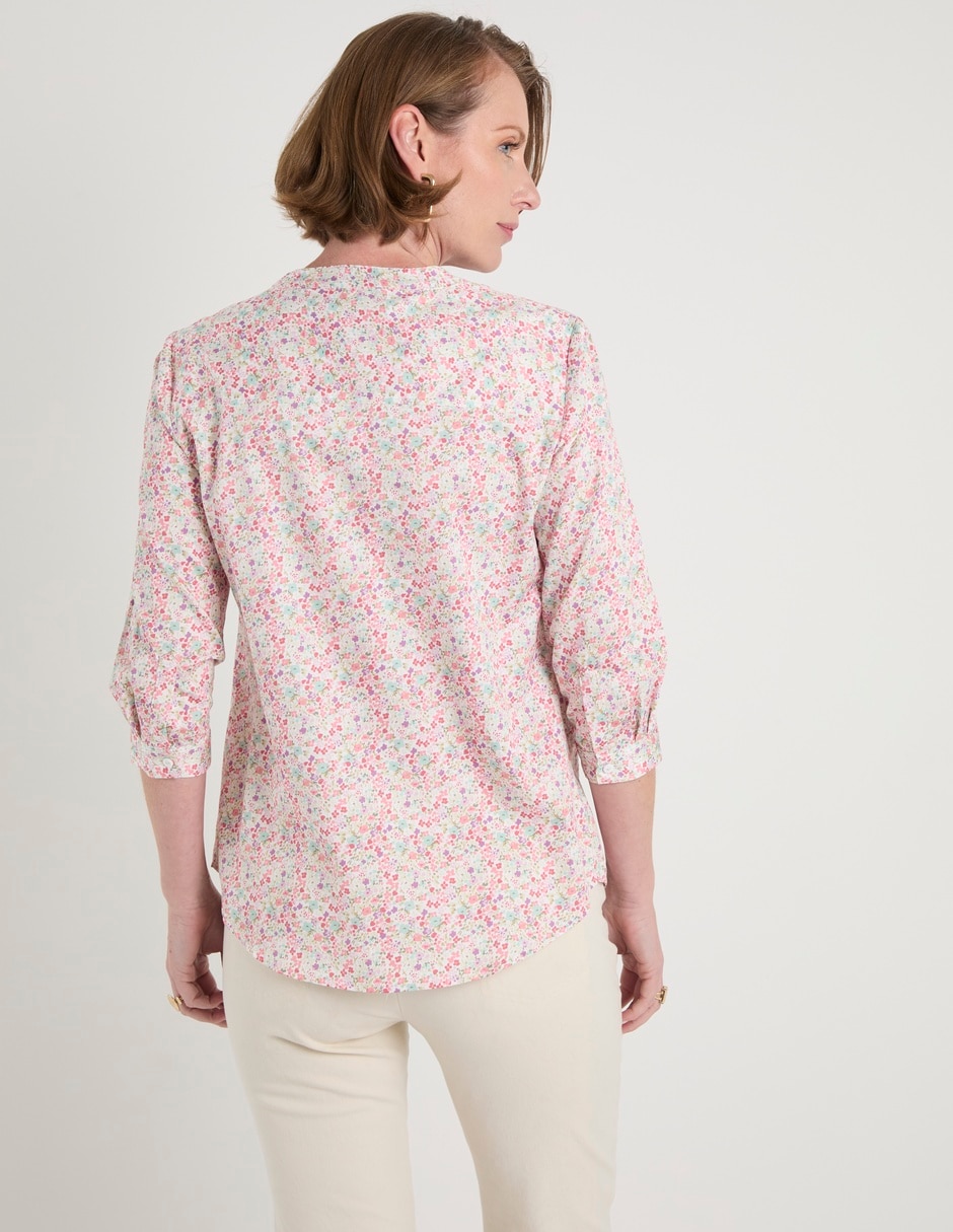 Blusa Ferrioni manga 3/4 para mujer