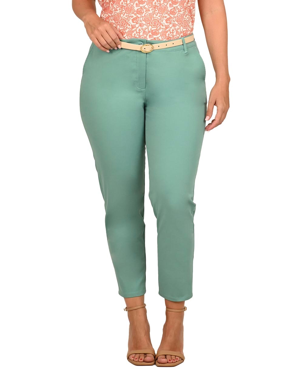 Pantalón capri regular para mujer Pantalón capri regular para mujer