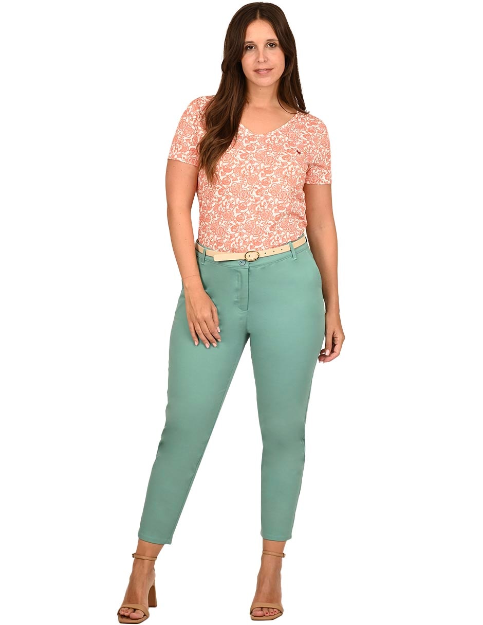 Pantalón capri regular para mujer 4