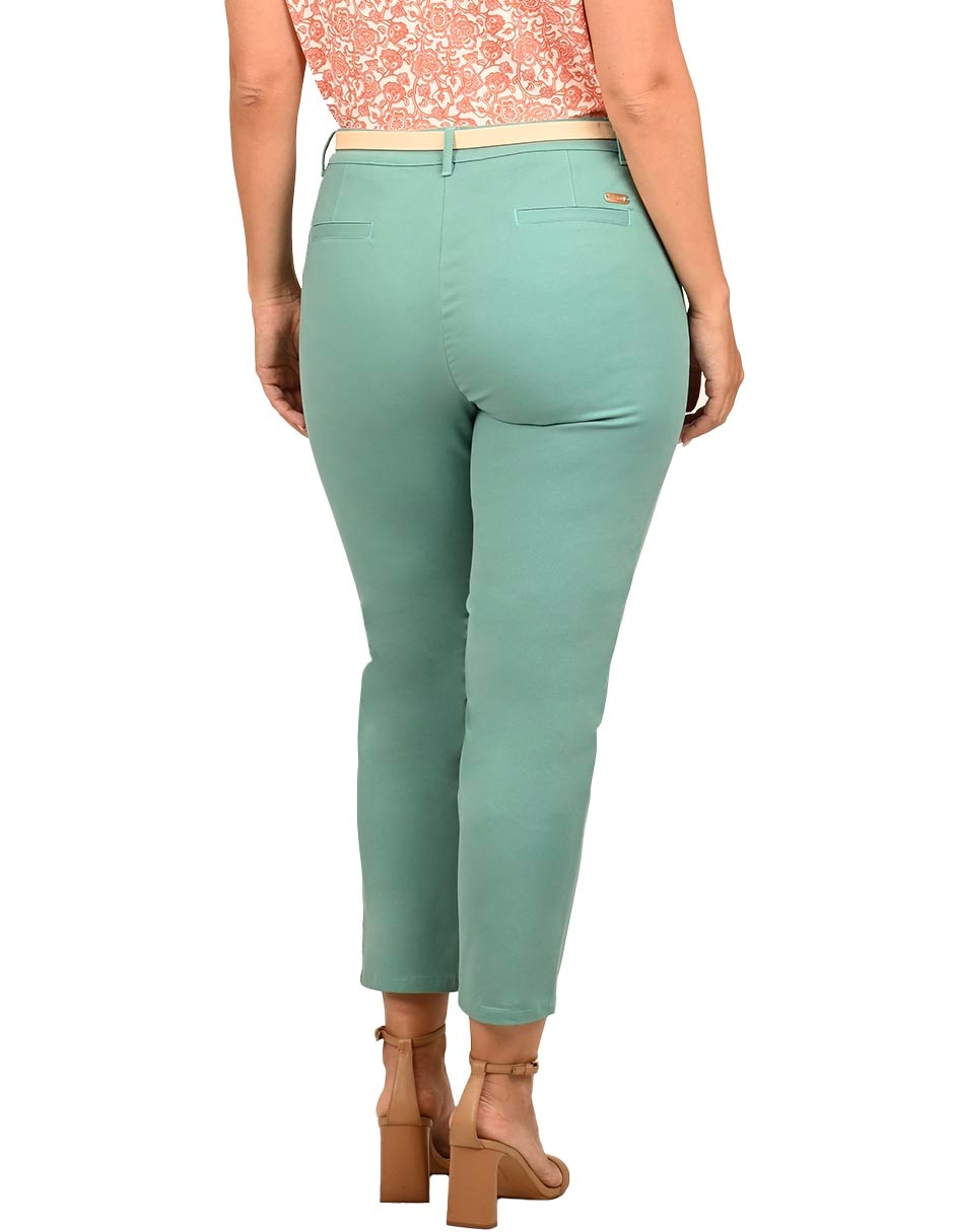 Pantalón capri regular para mujer 3