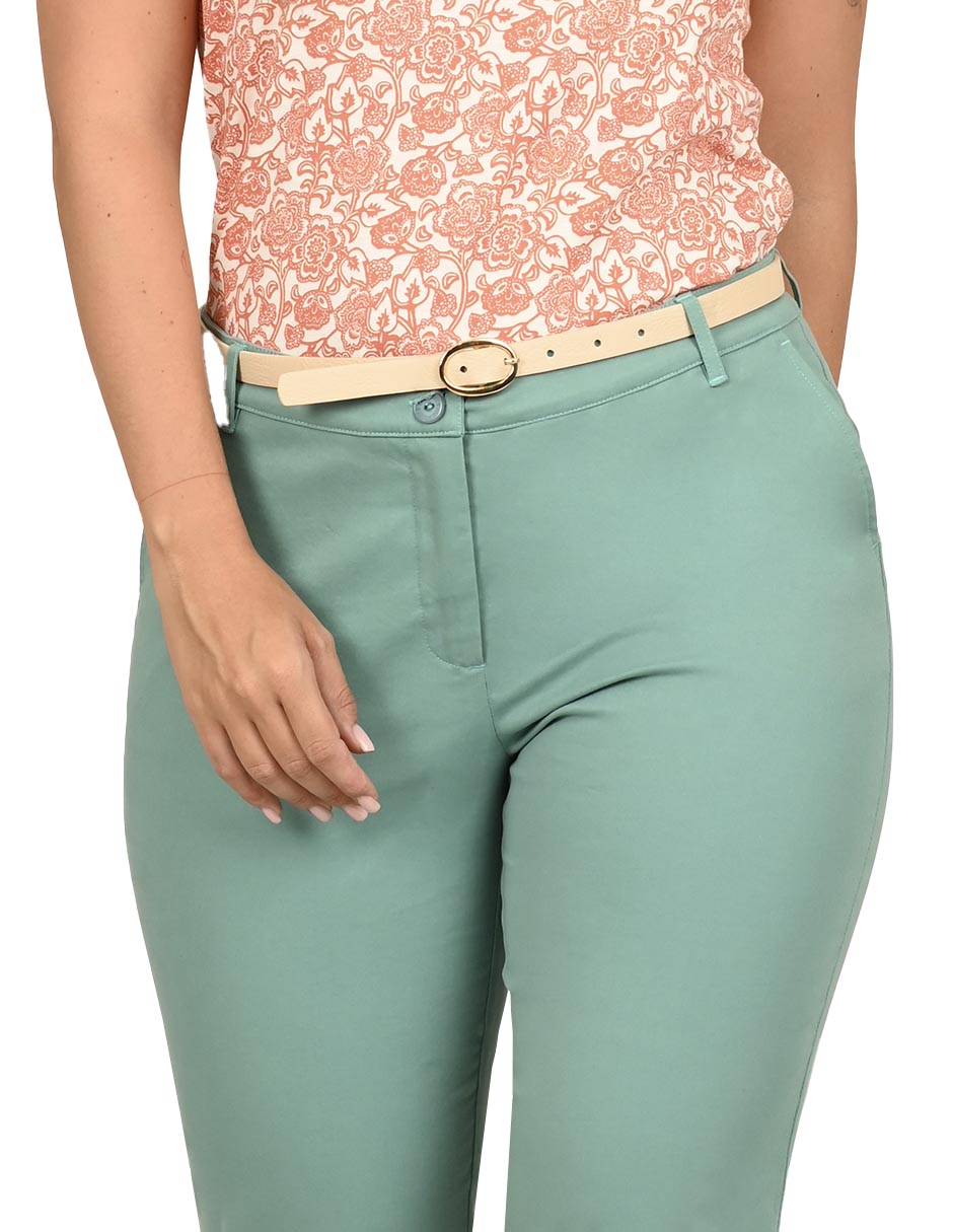 Pantalón capri regular para mujer 2