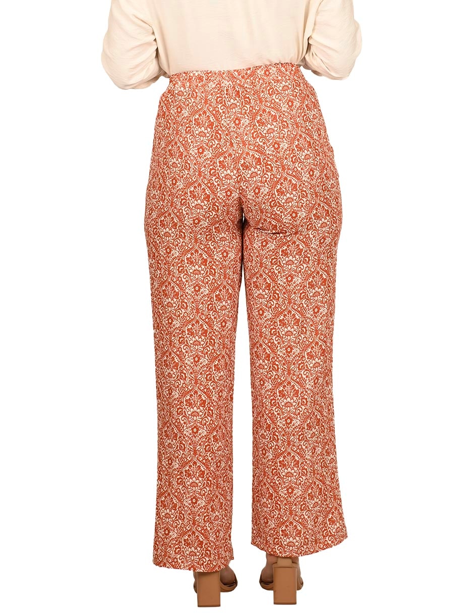 Pantalón acampanado Ferrioni amplio para mujer