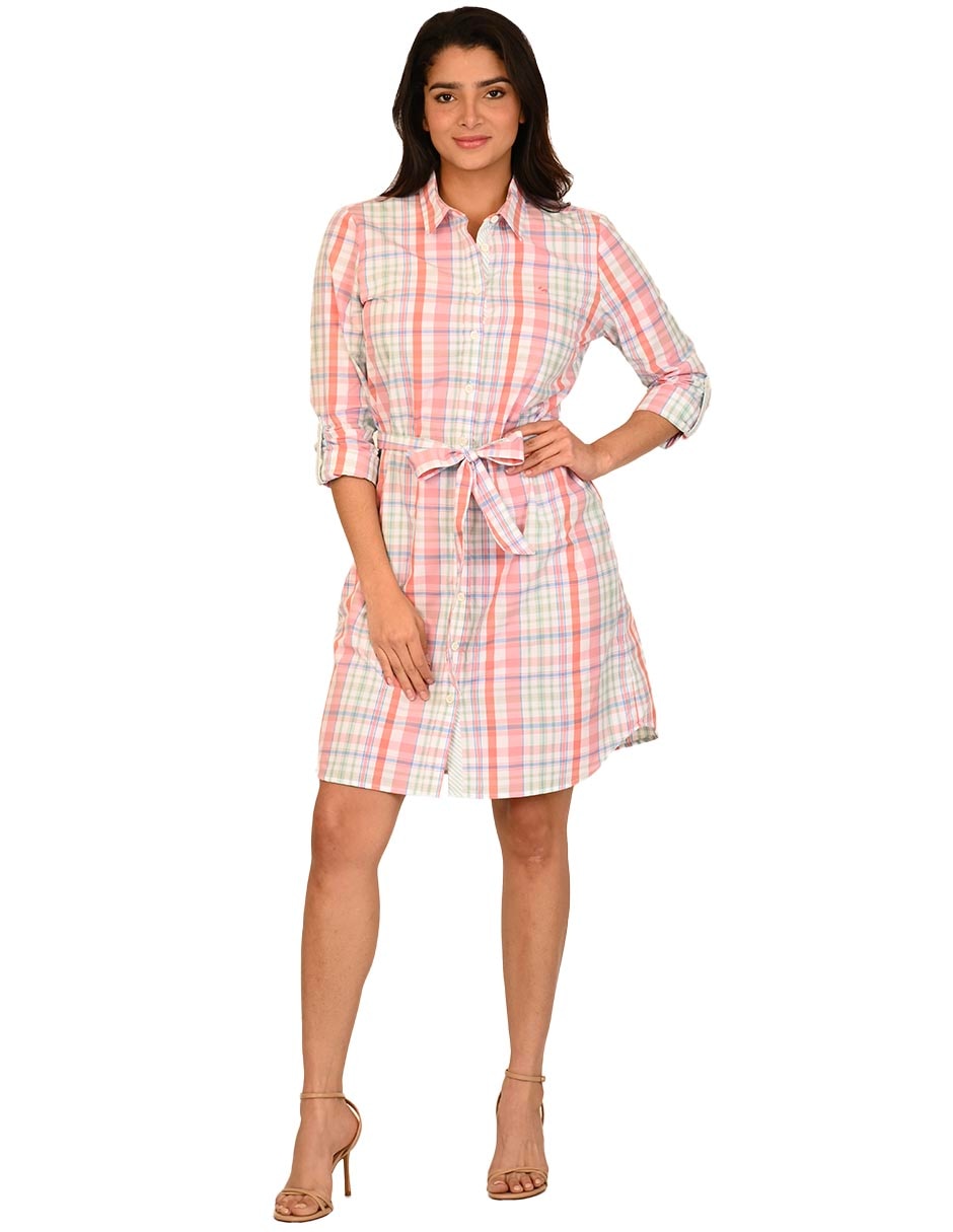 Vestido midi casual Ferrioni para mujer