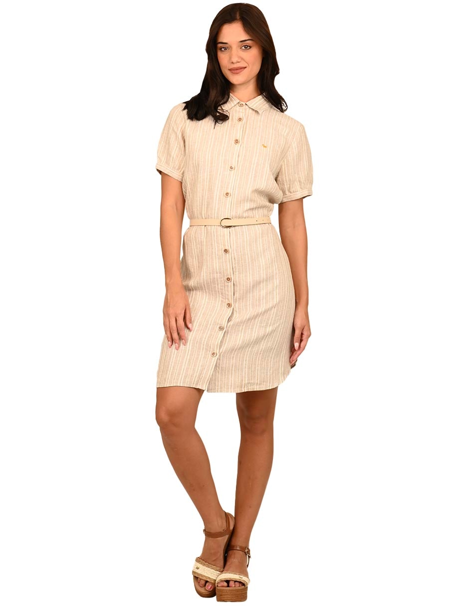 Vestido corto casual para mujer