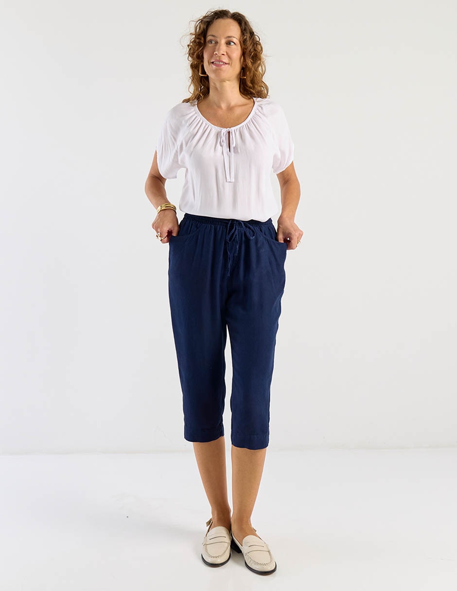 Pantalón capri regular para mujer 7