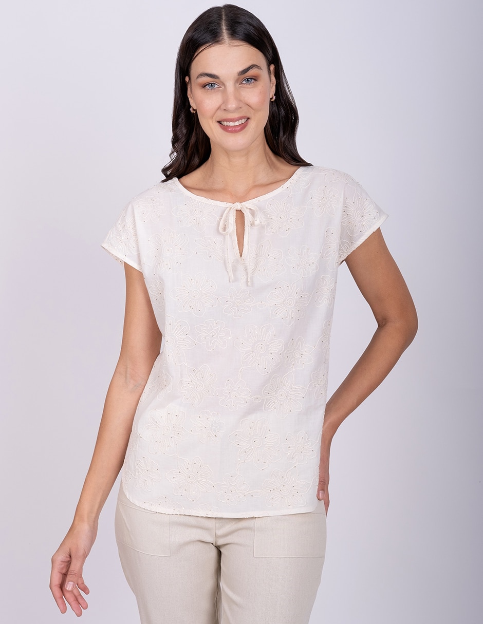 Blusa manga corta para mujer Blusa manga corta para mujer