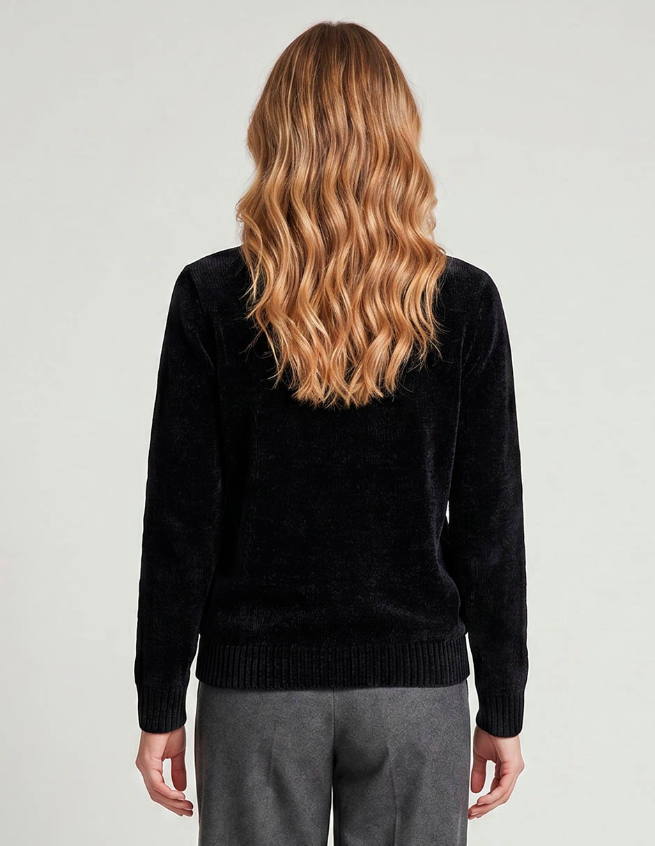 Suéter navideño cuello redondo para mujer 2