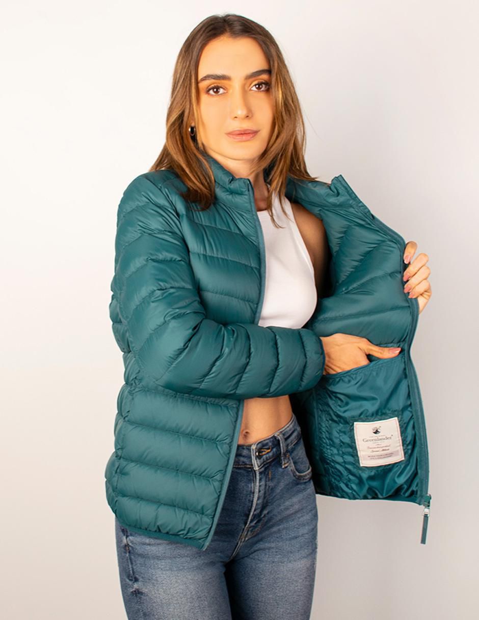 Chamarra capitonada greenlander para mujer