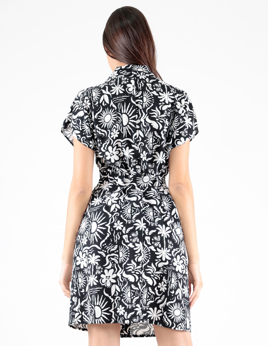 Vestido a la rodilla casual para mujer 5