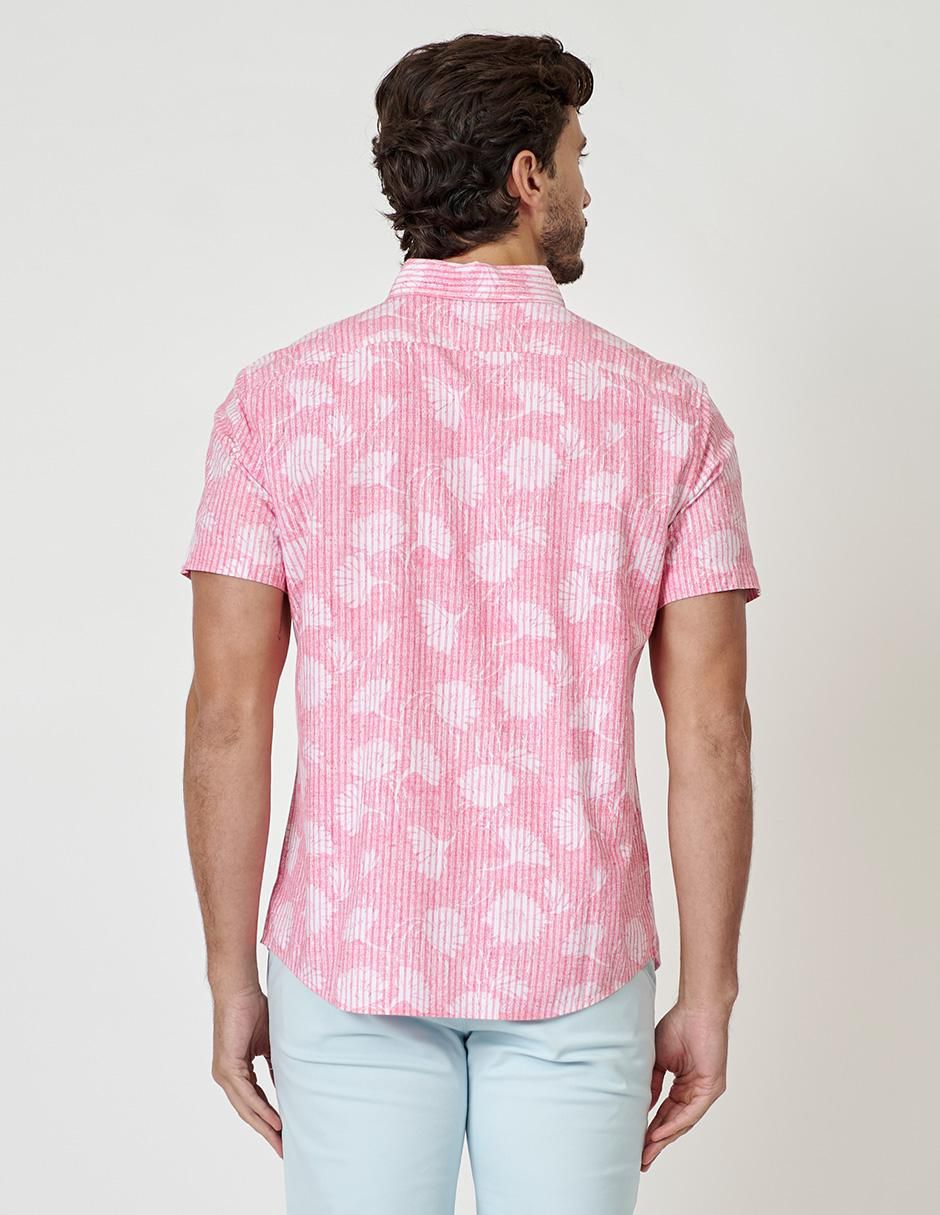 Camisa casual manga corta para hombre