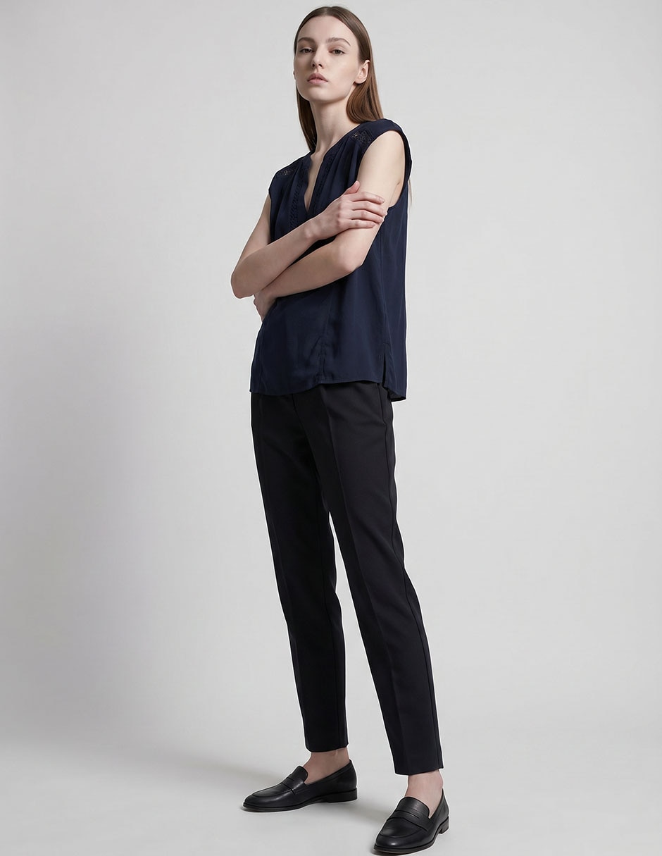Blusa manga corta para mujer 3