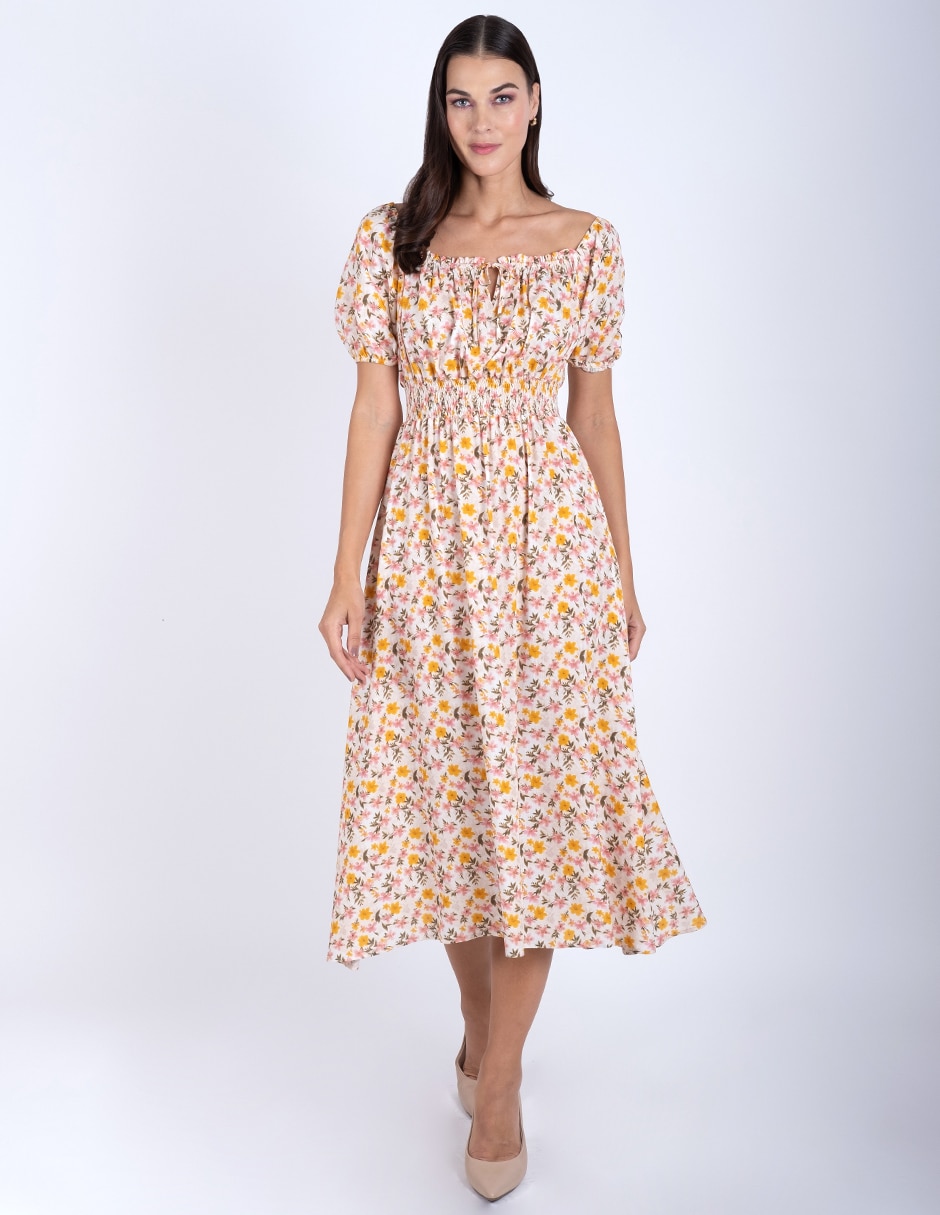 Vestido midi casual para mujer Vestido midi casual para mujer