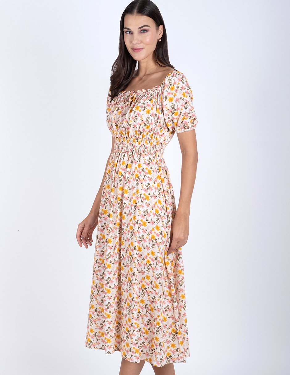 Vestido midi casual para mujer