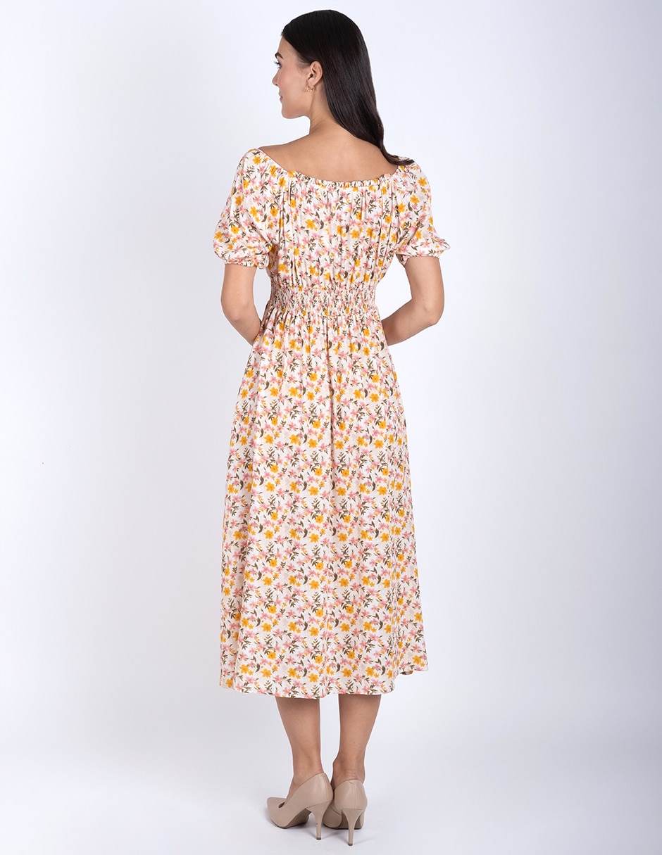 Vestido midi casual para mujer