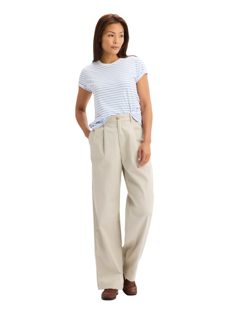 Playera manga corta Dockers cuello redondo para mujer