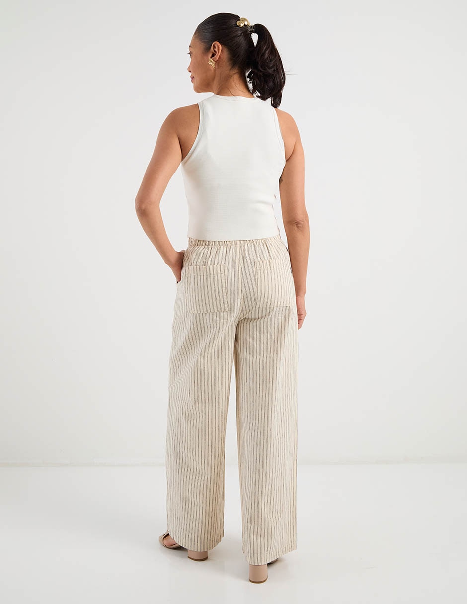 Pantalón relaxed flare para mujer 11