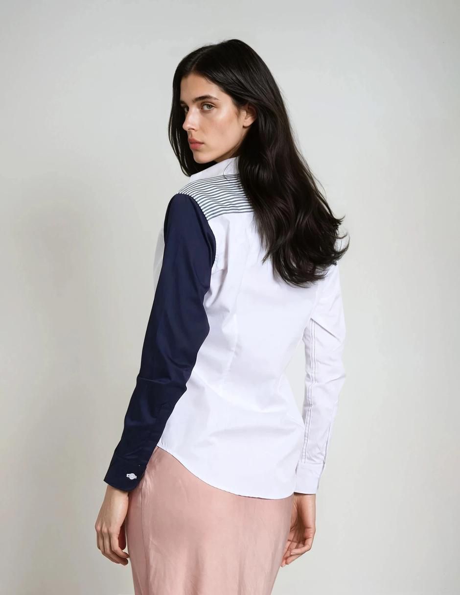 Blusa camisera manga larga para mujer 2