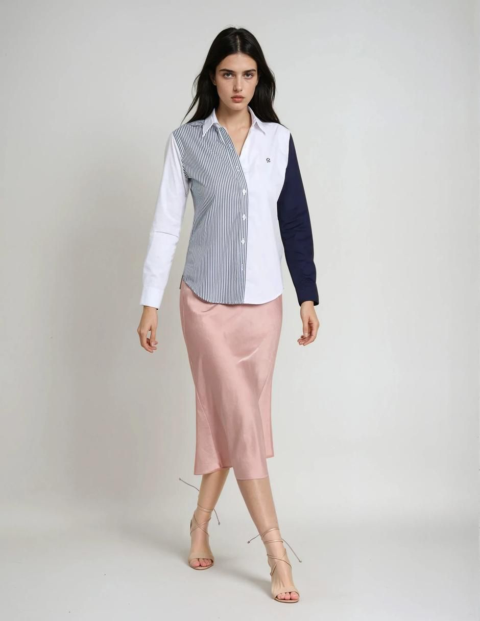 Blusa camisera manga larga para mujer 3