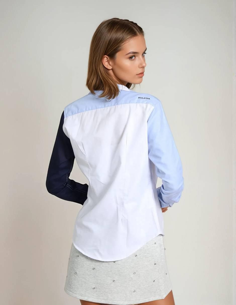 Blusa camisera manga larga para mujer 2
