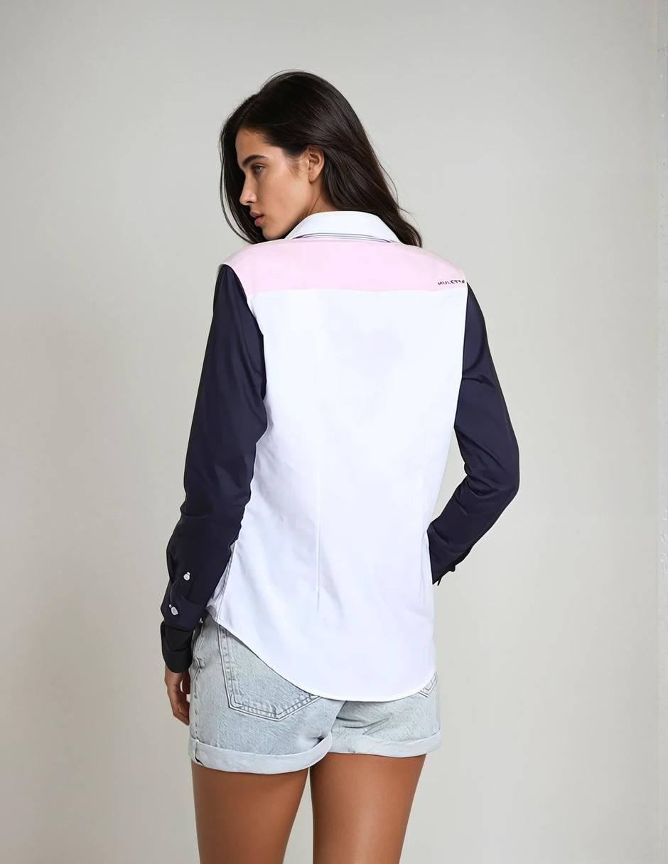 Blusa camisera manga larga para mujer 2