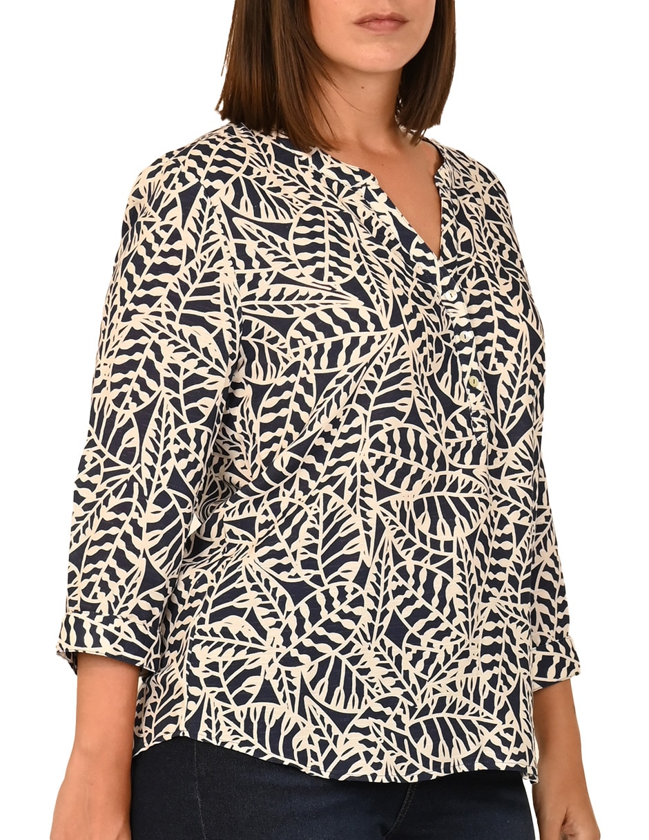 Blusa manga 3/4 para mujer 2
