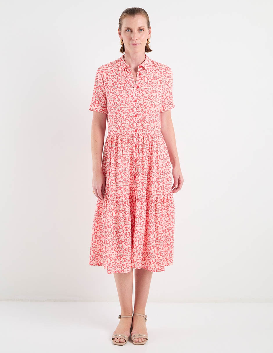 Vestido midi casual para mujer Vestido midi casual para mujer