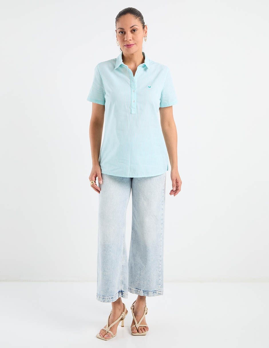 Blusa manga corta para mujer 3