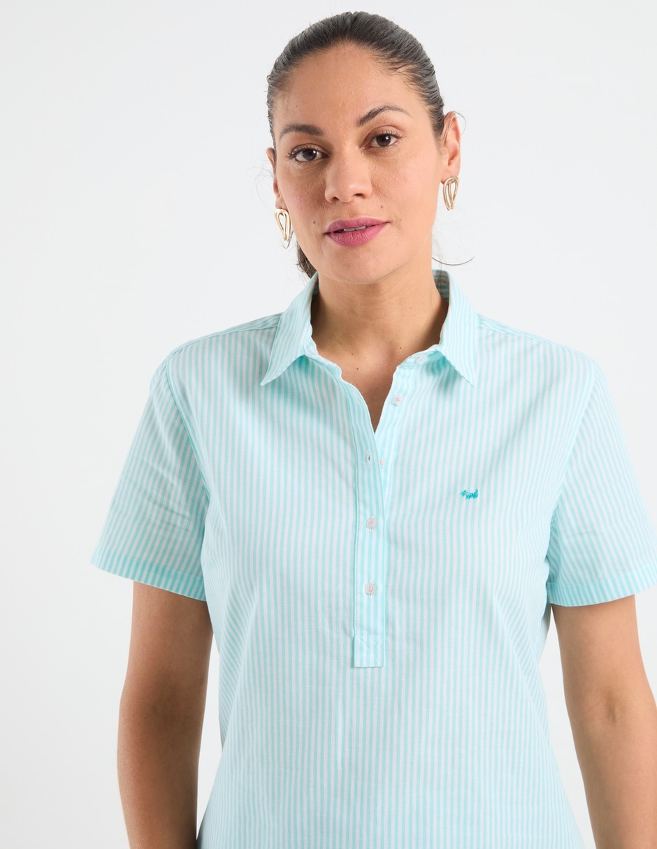 Blusa manga corta para mujer 4