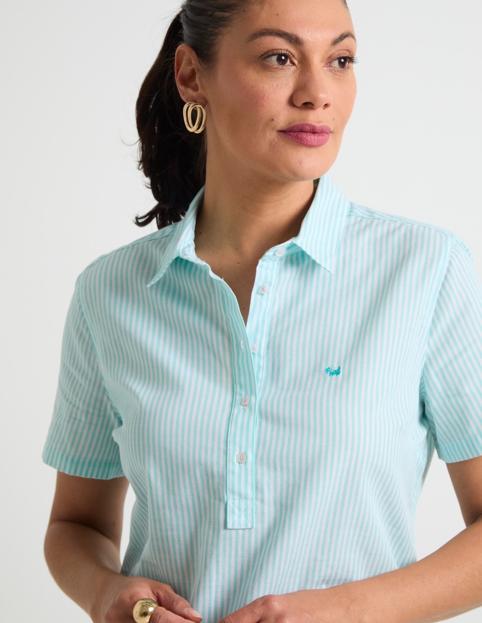 Blusa manga corta para mujer 5