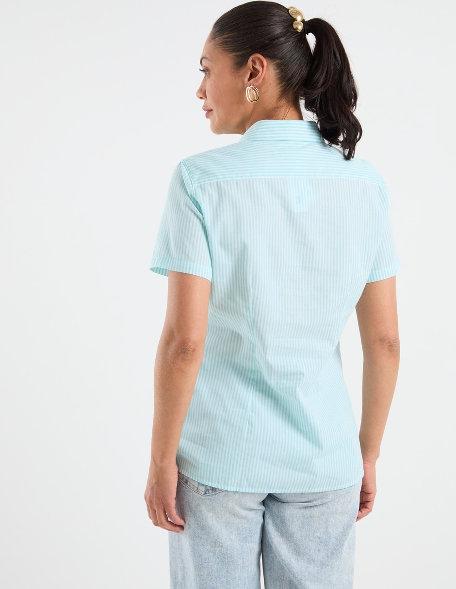 Blusa manga corta para mujer 6