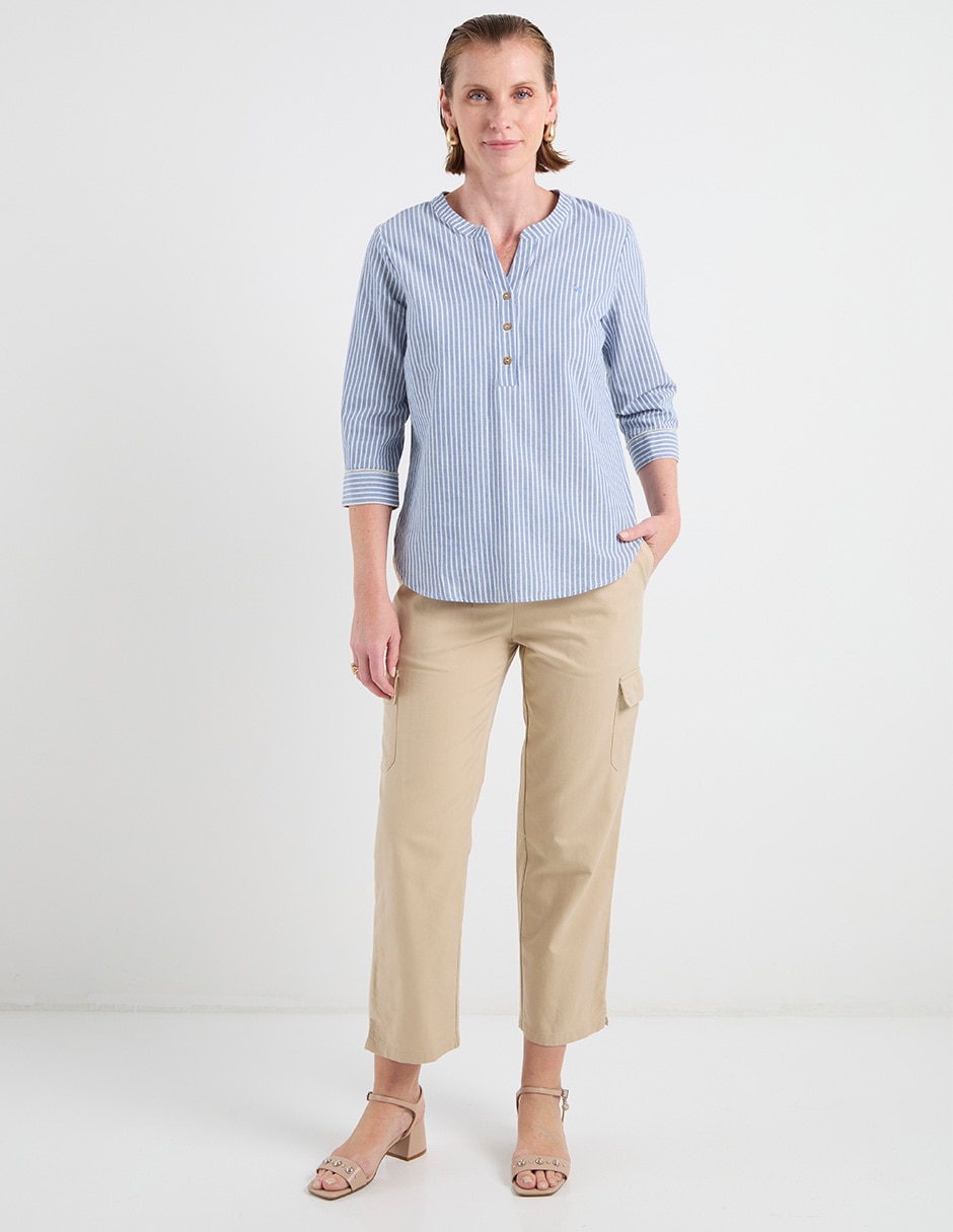 Blusa manga 3/4 para mujer 3