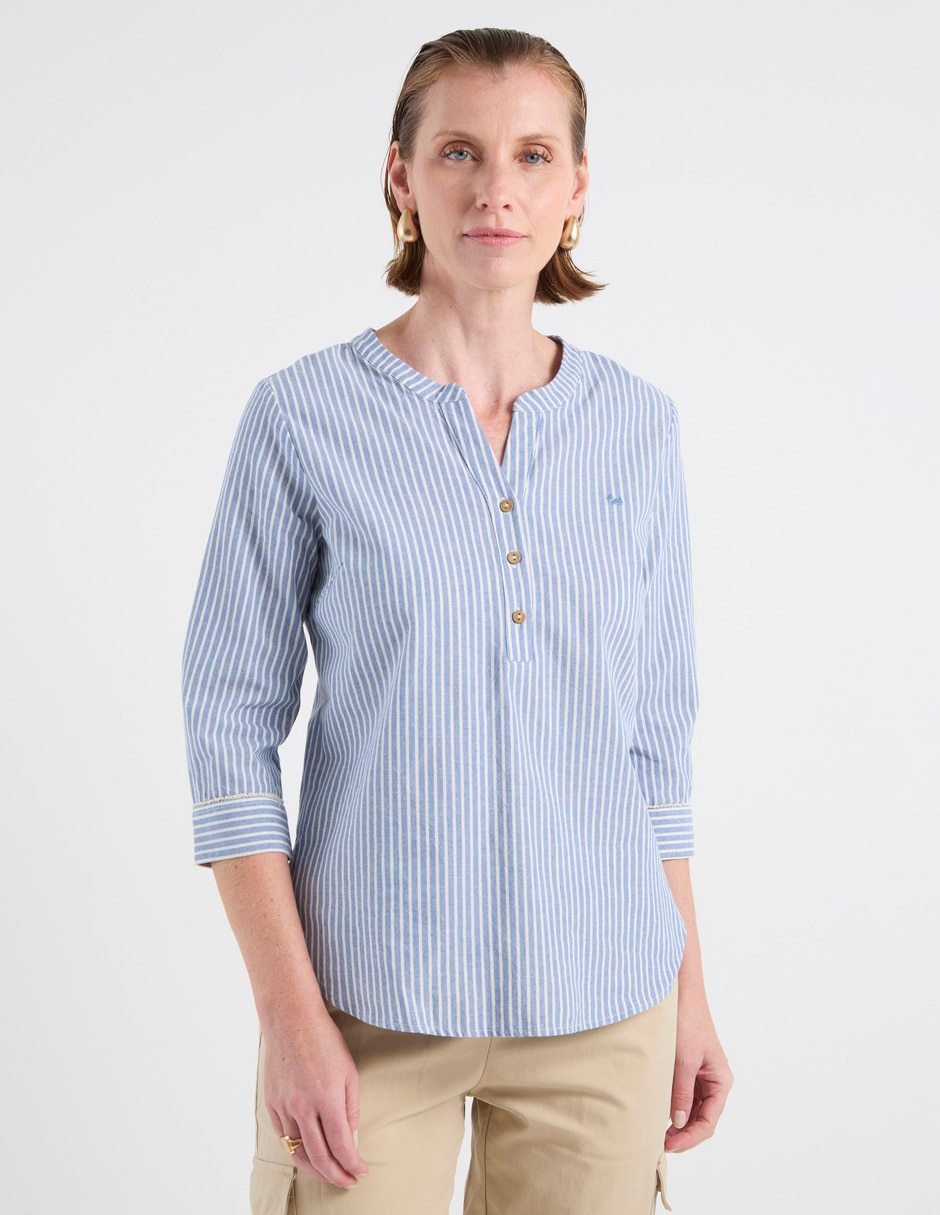 Blusa manga 3/4 para mujer Blusa manga 3/4 para mujer
