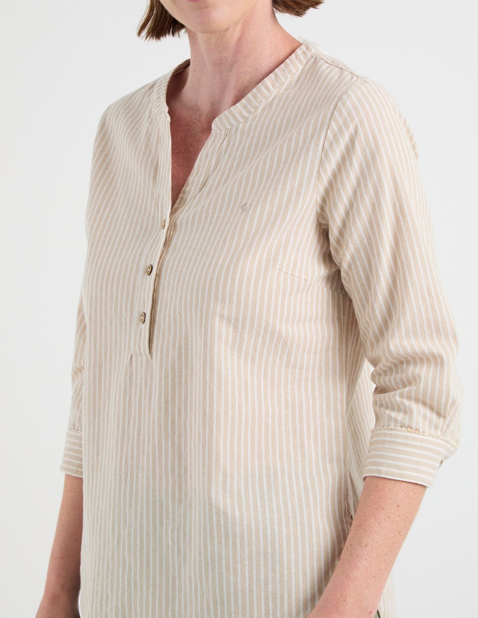 Blusa Ferrioni manga 3/4 para mujer