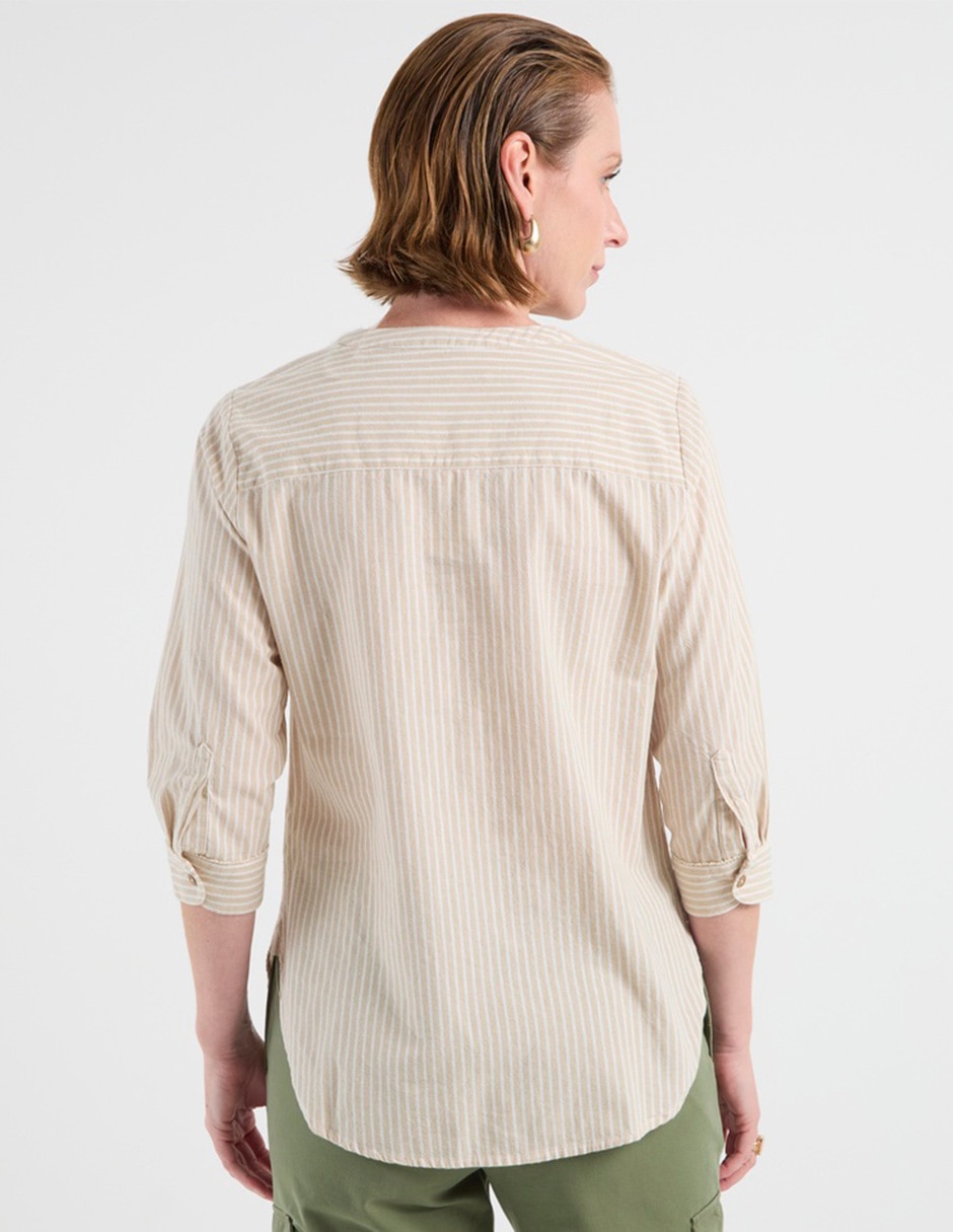 Blusa Ferrioni manga 3/4 para mujer