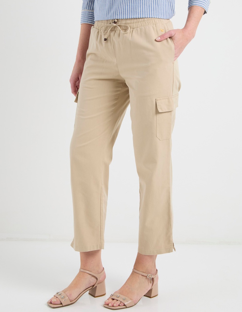 Pantalón cargo regular para mujer Pantalón cargo regular para mujer