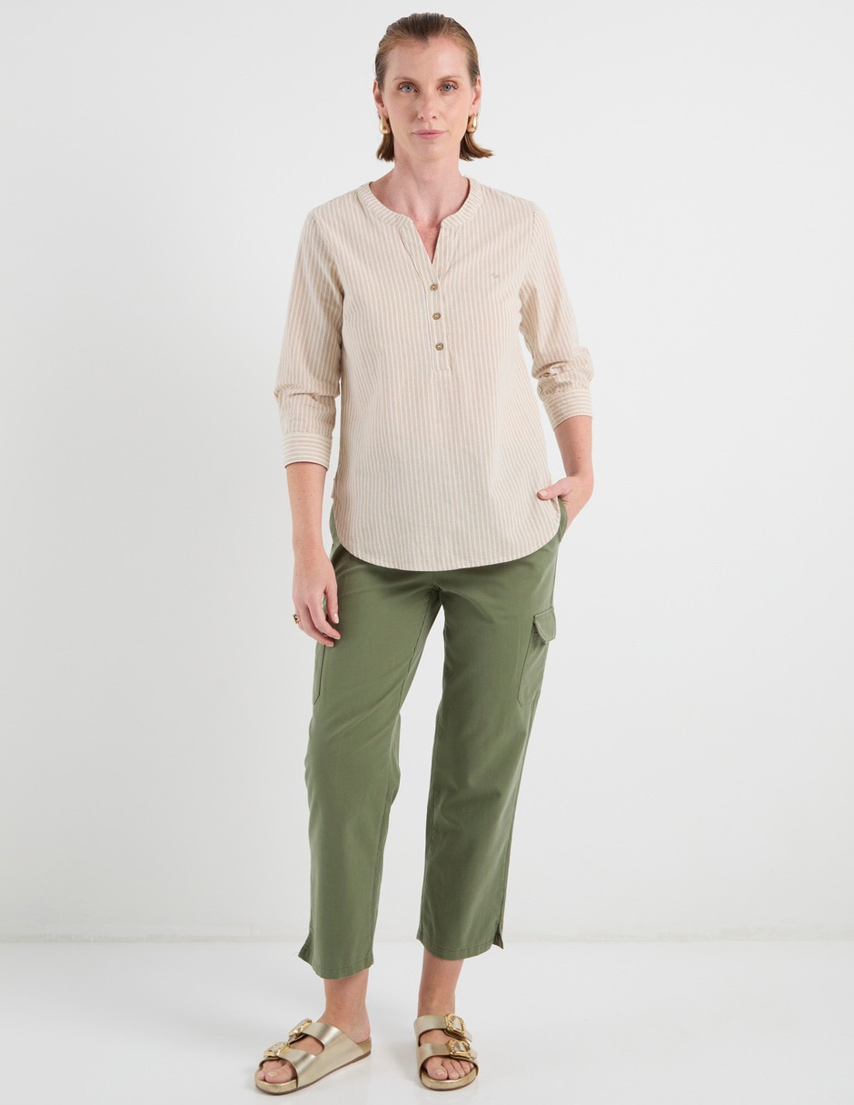 Pantalón cargo regular para mujer 5