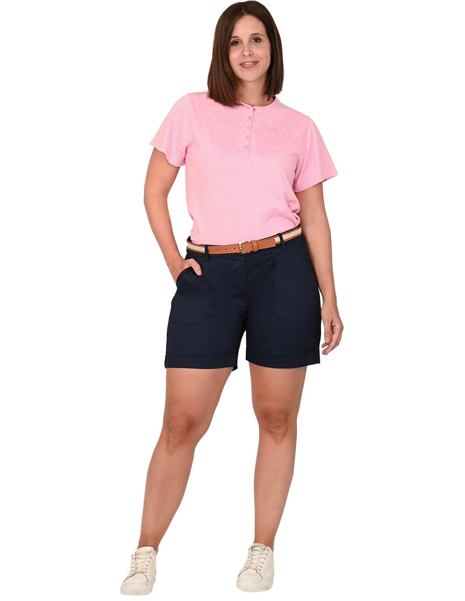 Short Ferrioni de algodón para mujer