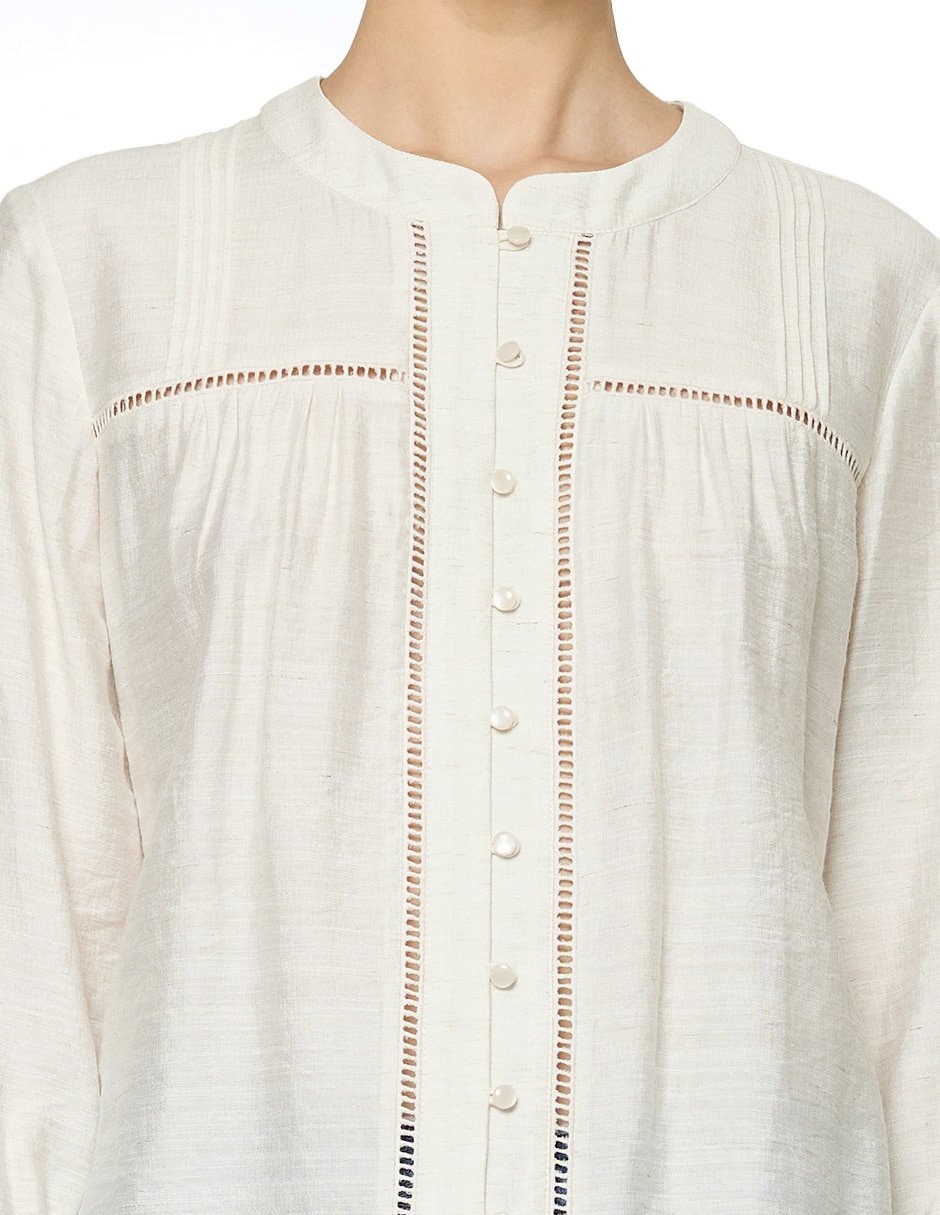 Blusa manga 3/4 para mujer