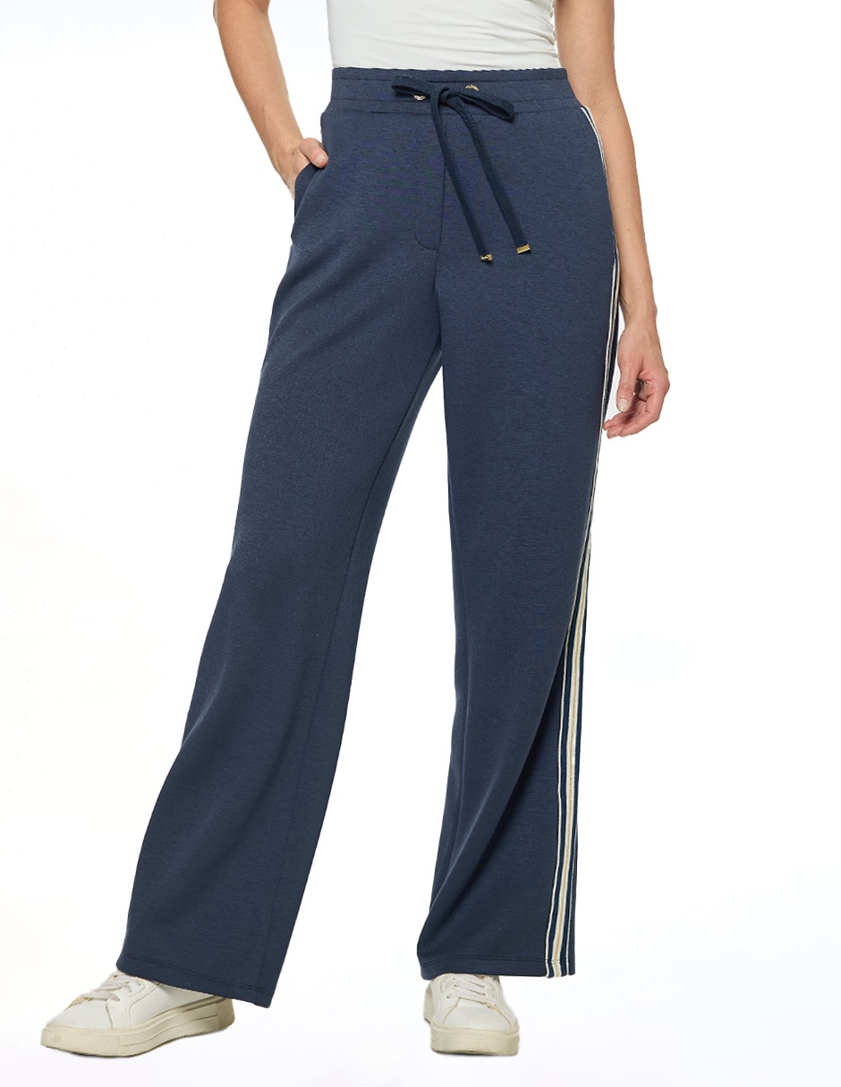 Pants regular con jareta para mujer Pants regular con jareta para mujer