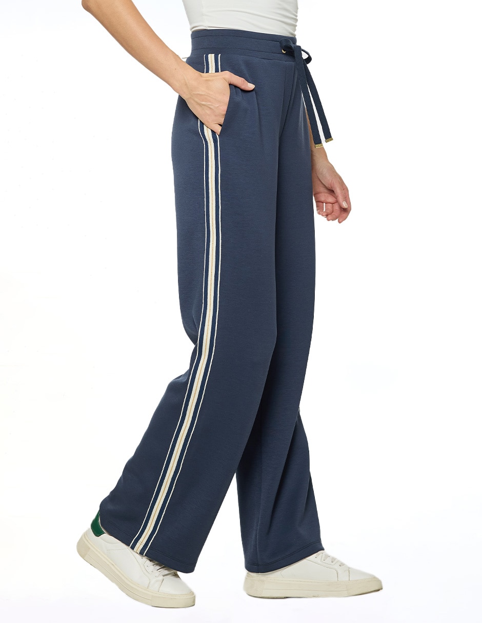 Pants regular con jareta para mujer 4