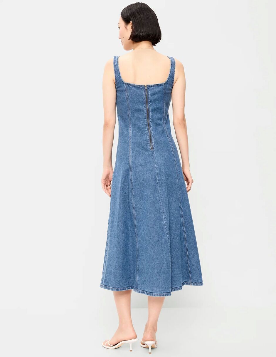 Vestido midi casual para mujer 4